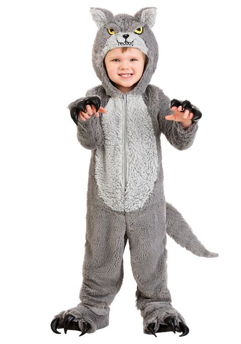 wolf costume|Kids Grey Wolf Costume